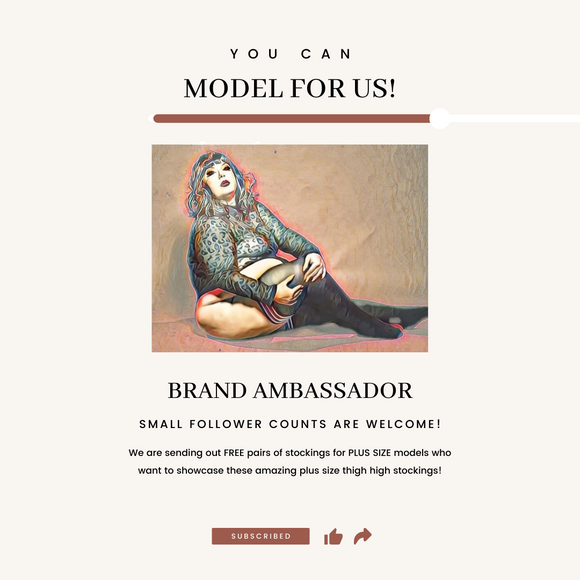 We are seeking models for our stockings!