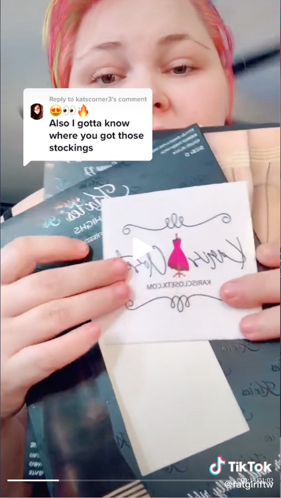 Rave reviews on Tik Tok by FatGirlFTW