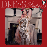 Plus Size Royal Red Carpet Elegant Dress